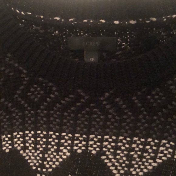 J Crew black and white sweater in XS - Picture 2 of 4